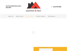 Tablet Screenshot of midwest-pest.com